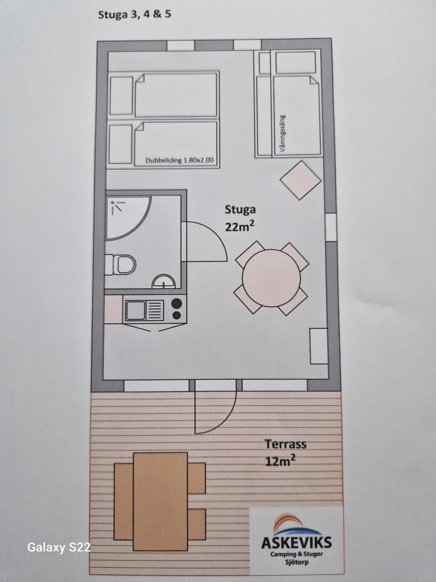 Askeviks Camping & Stugor Sjötorp Exterior foto